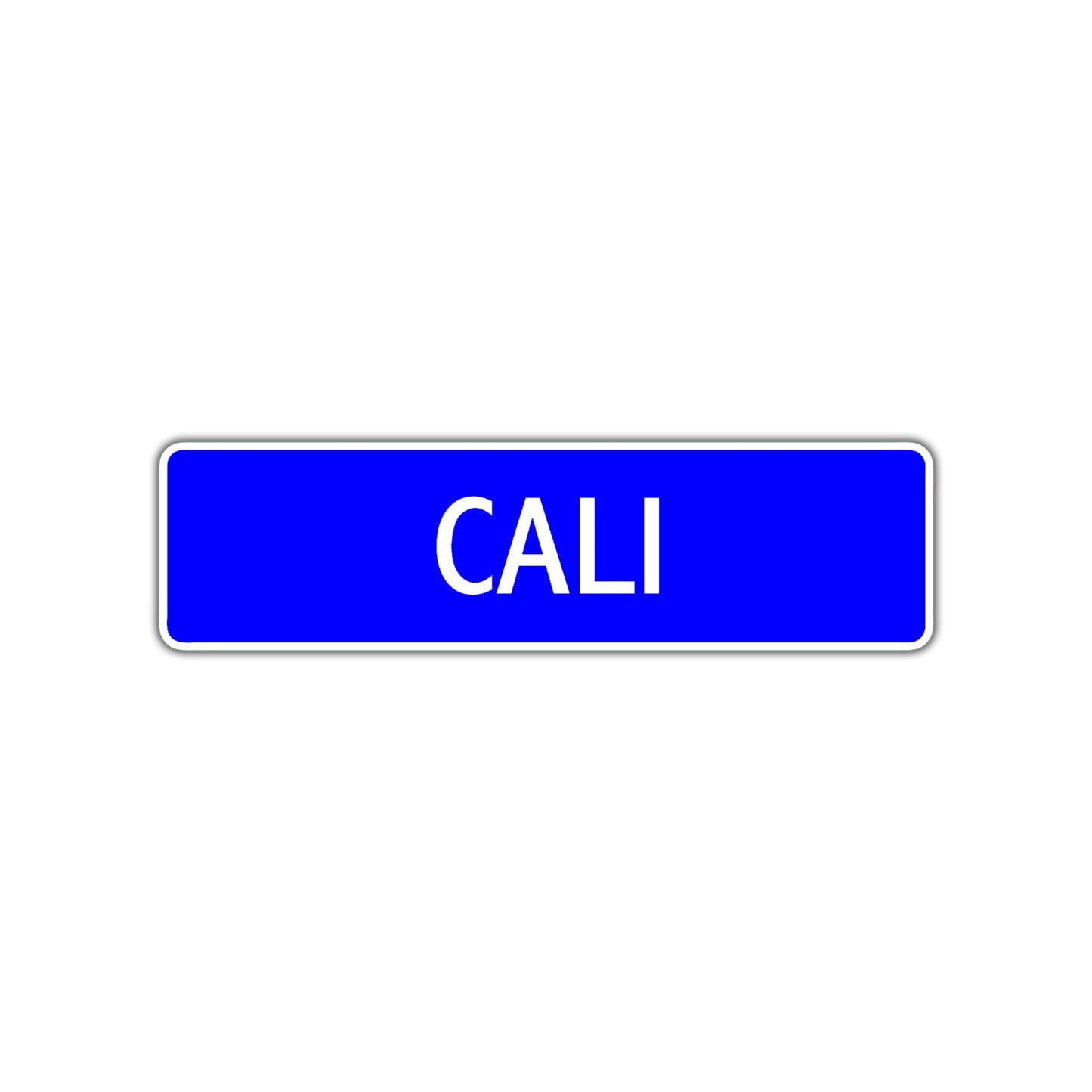 Cali Street Sign Children Name Room Plate