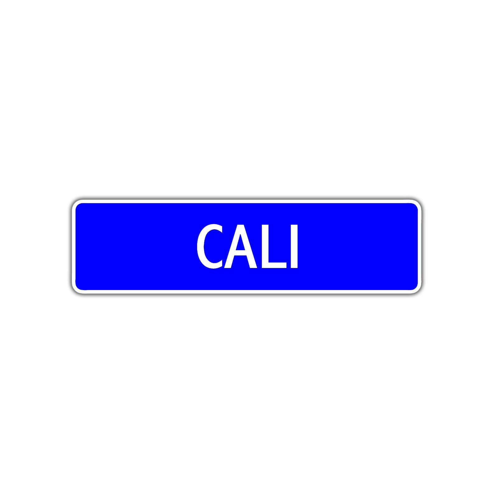 Cali Street Sign Children Name Room Plate