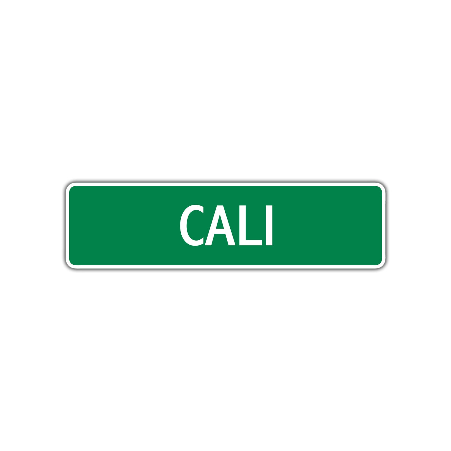 Cali Street Sign Children Name Room Plate