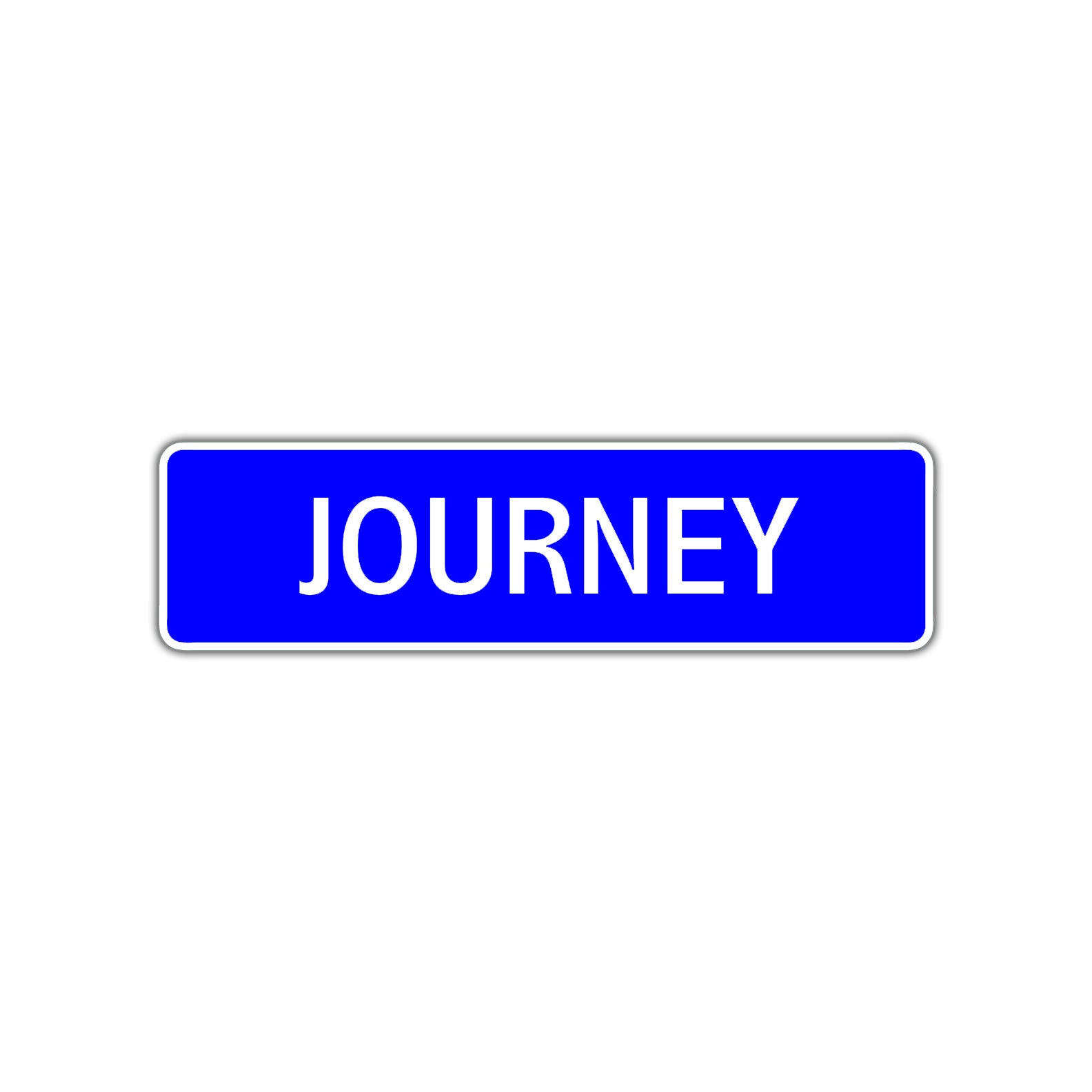 Journey Street Sign Children Name Room Plate