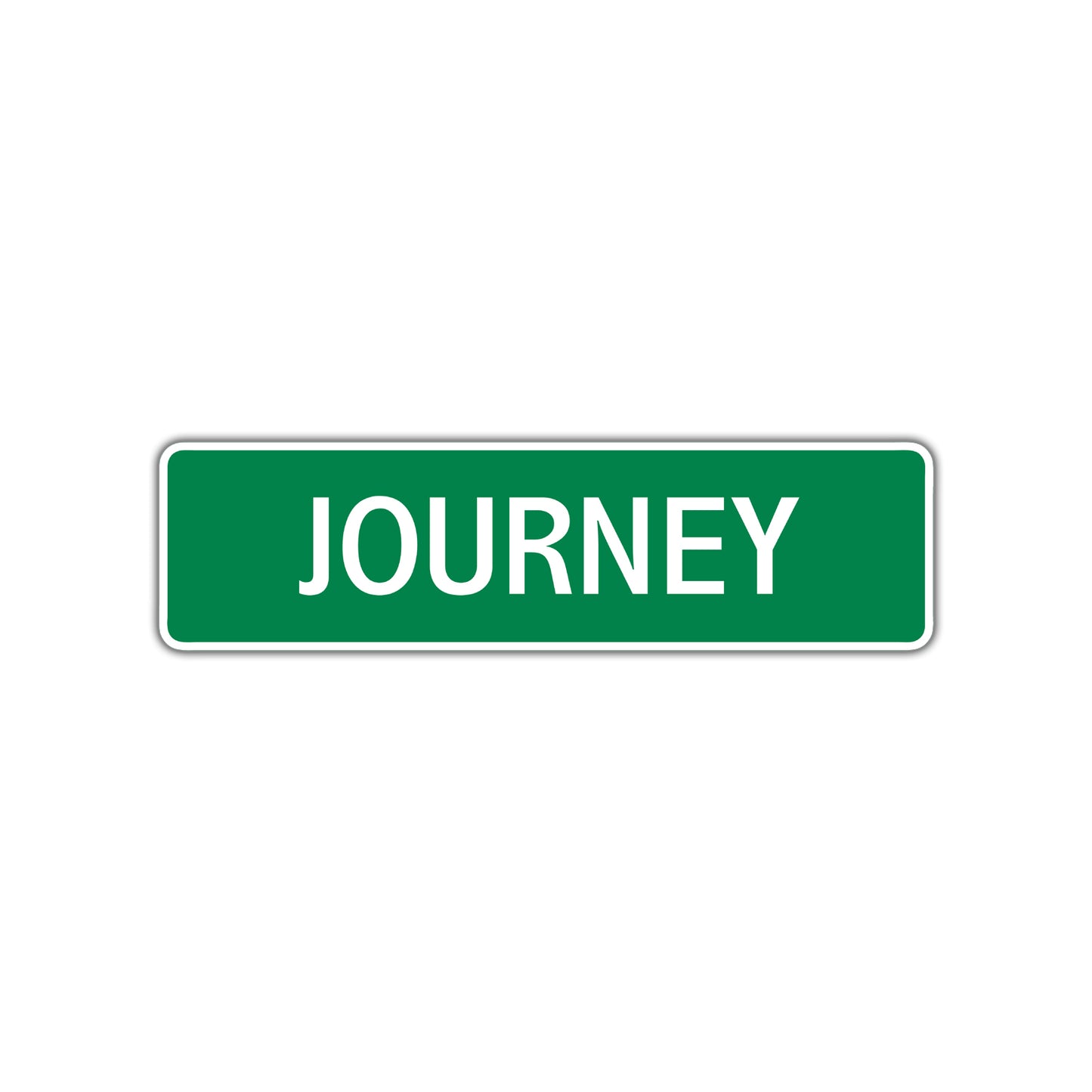 Journey Street Sign Children Name Room Plate