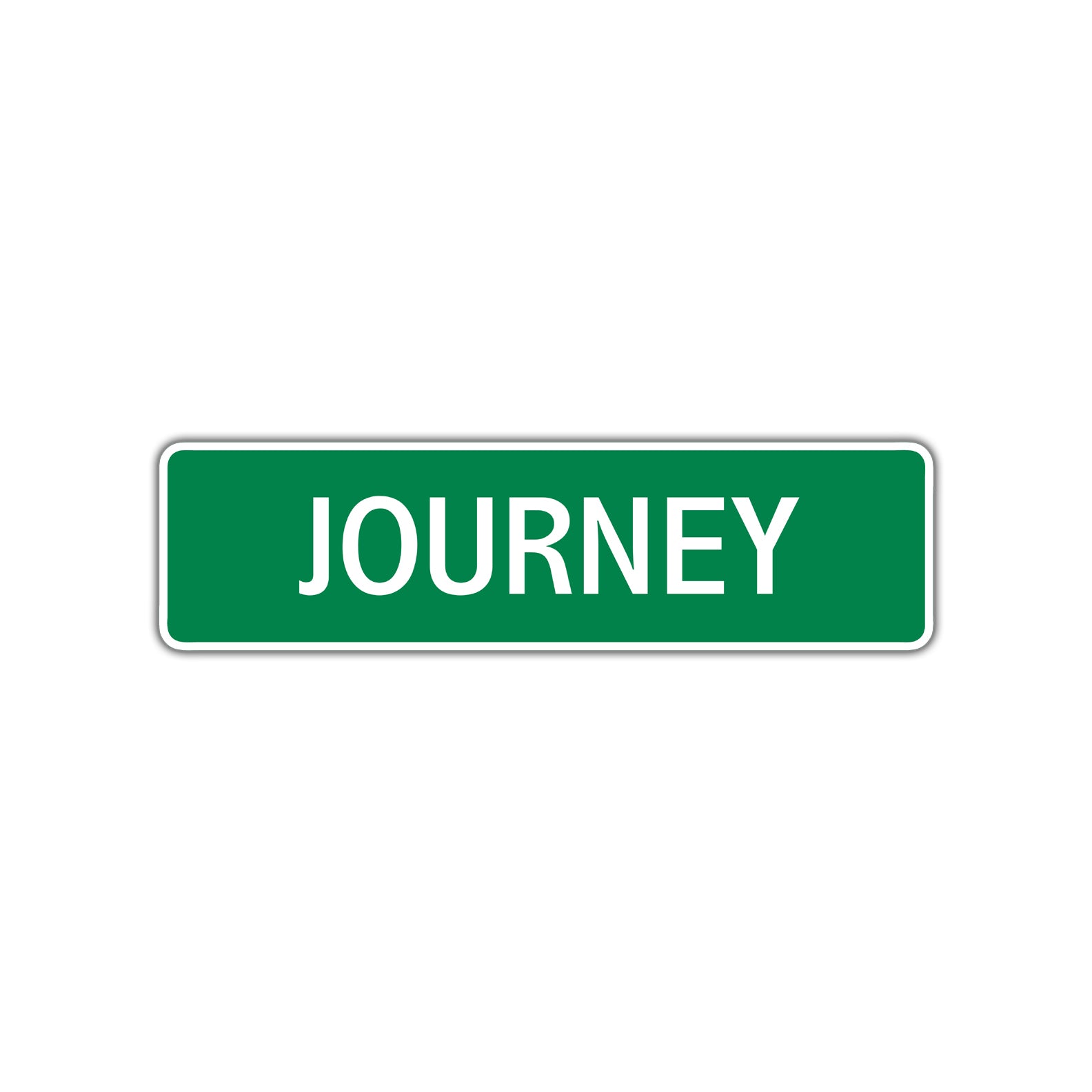 Journey Street Sign Children Name Room Plate
