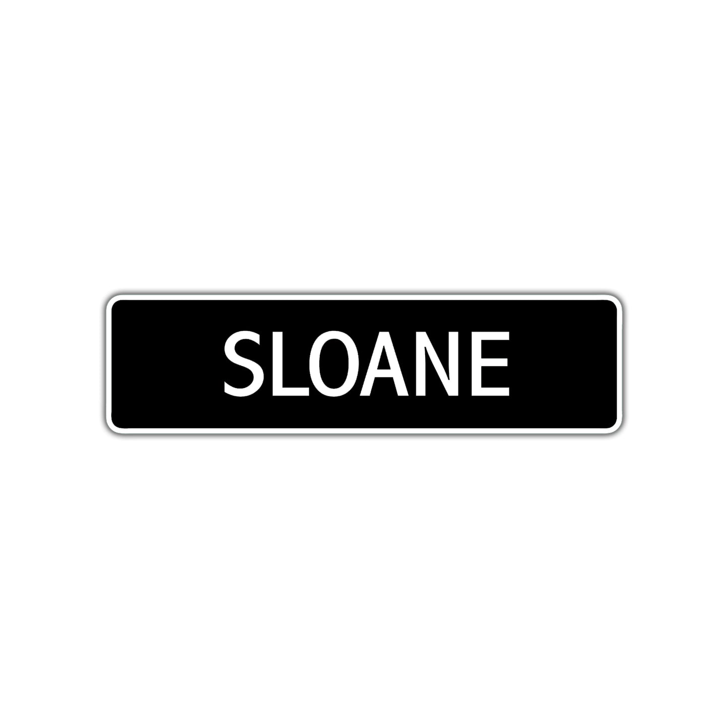 Sloane Street Sign Children Name Room Plate