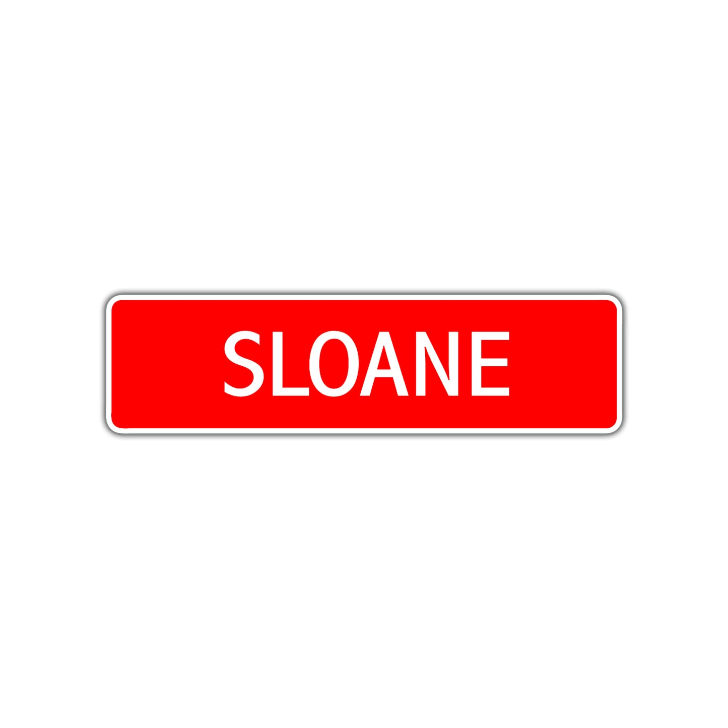Sloane Street Sign Children Name Room Plate