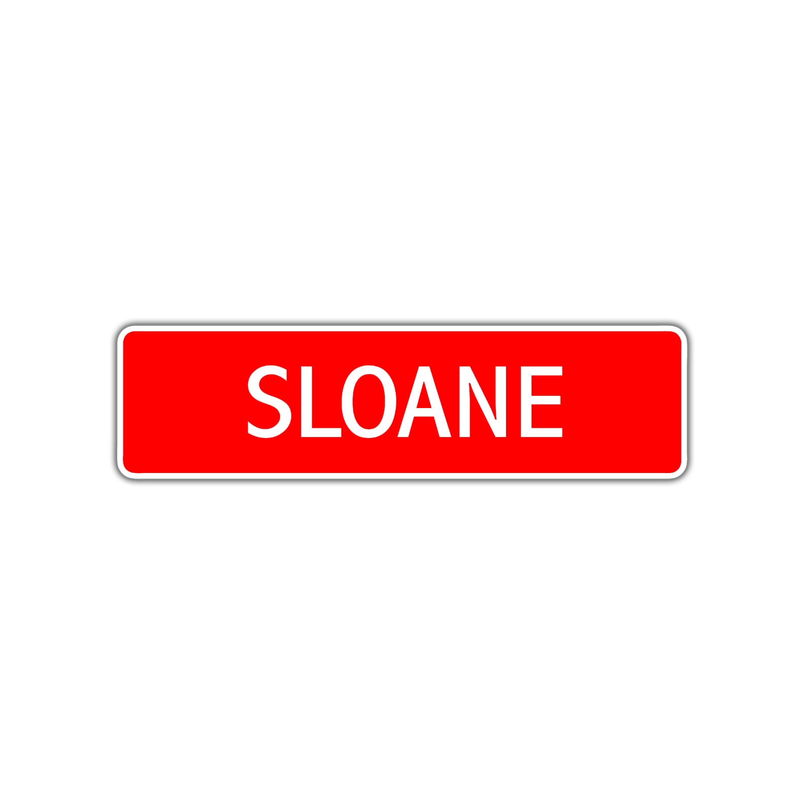 Sloane Street Sign Children Name Room Plate