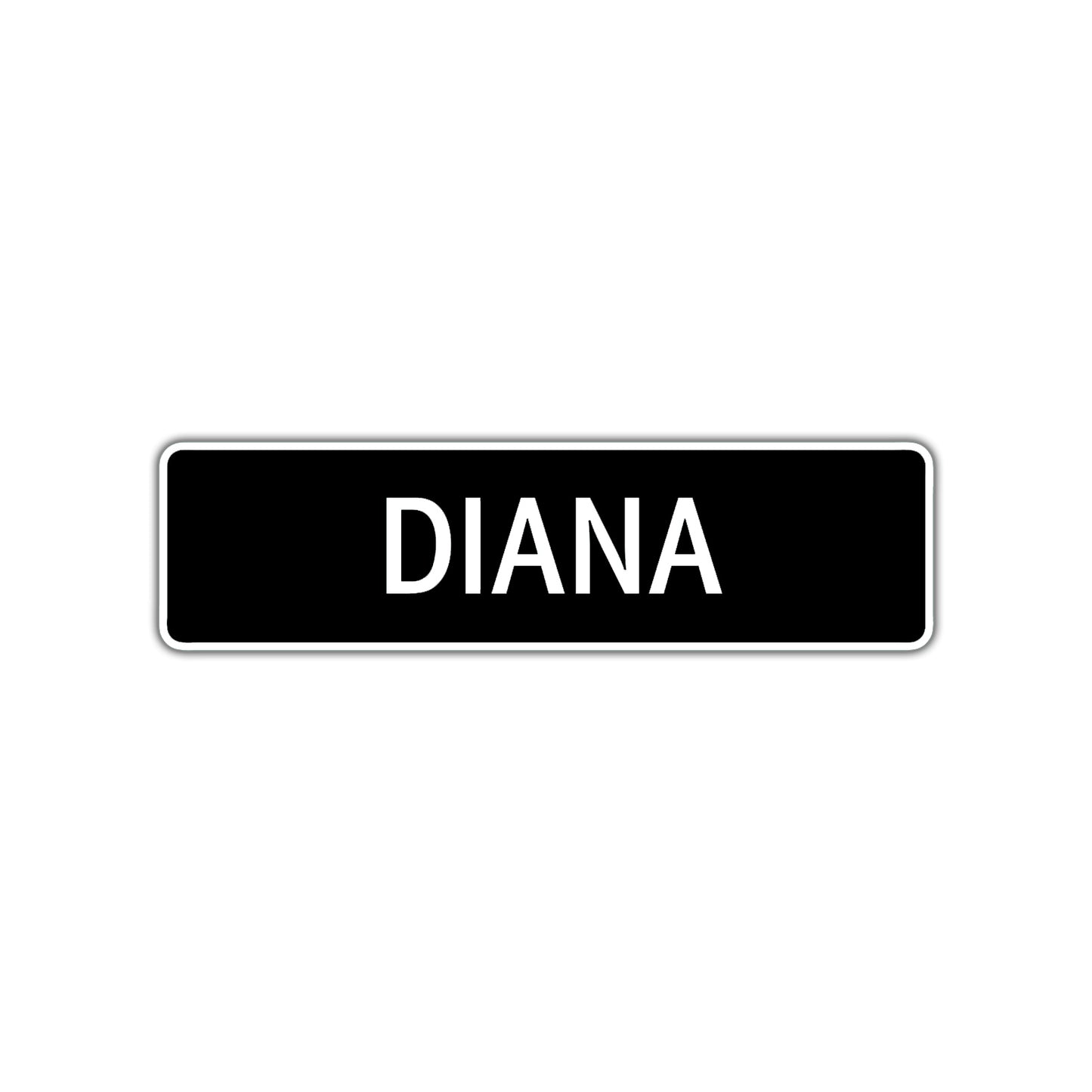 Diana Street Sign Children Name Room Plate