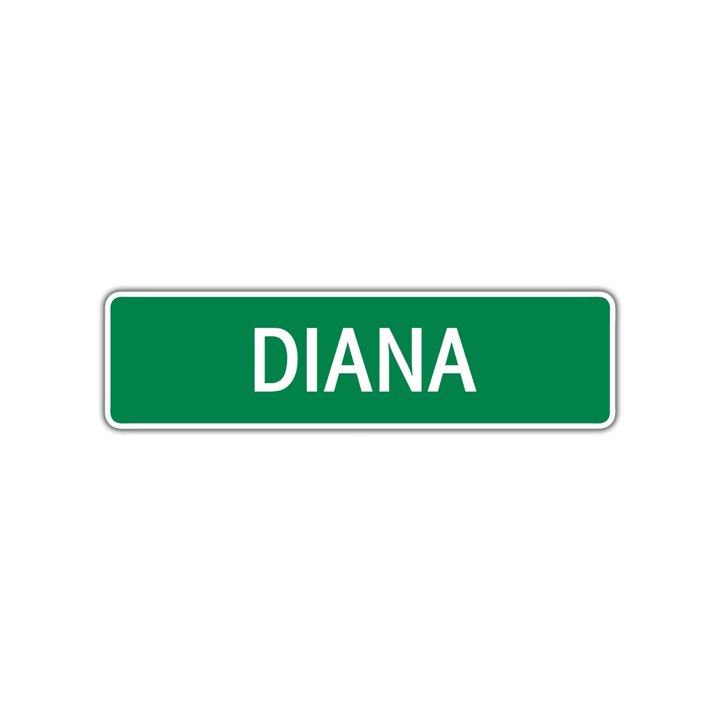 Diana Street Sign Children Name Room Plate