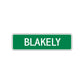 Blakely Street Sign Children Name Room Plate