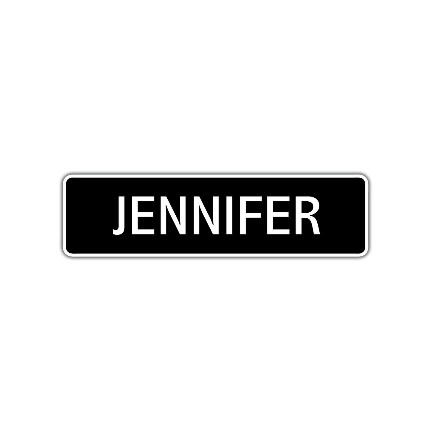 Jennifer Street Sign Children Name Room Plate