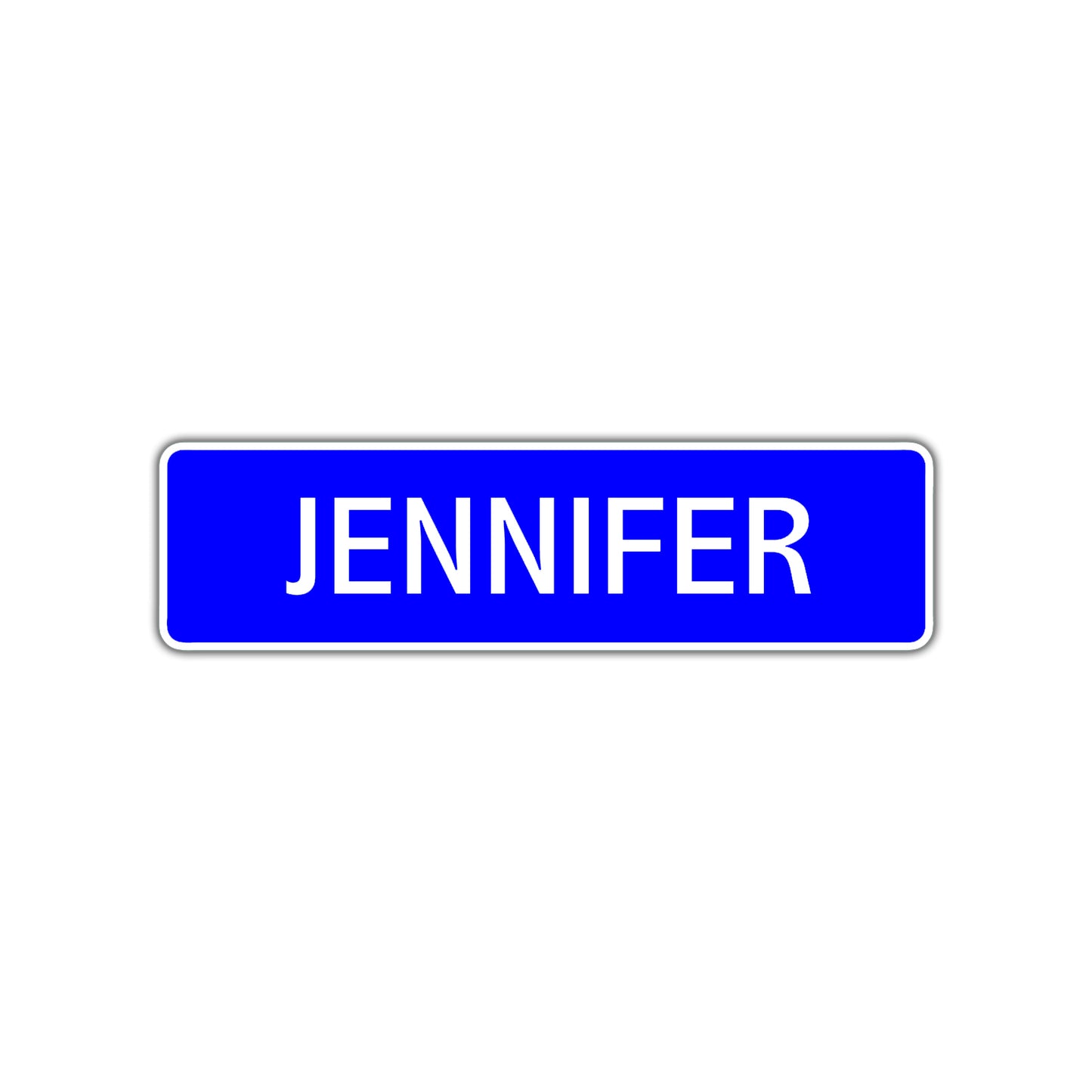 Jennifer Street Sign Children Name Room Plate