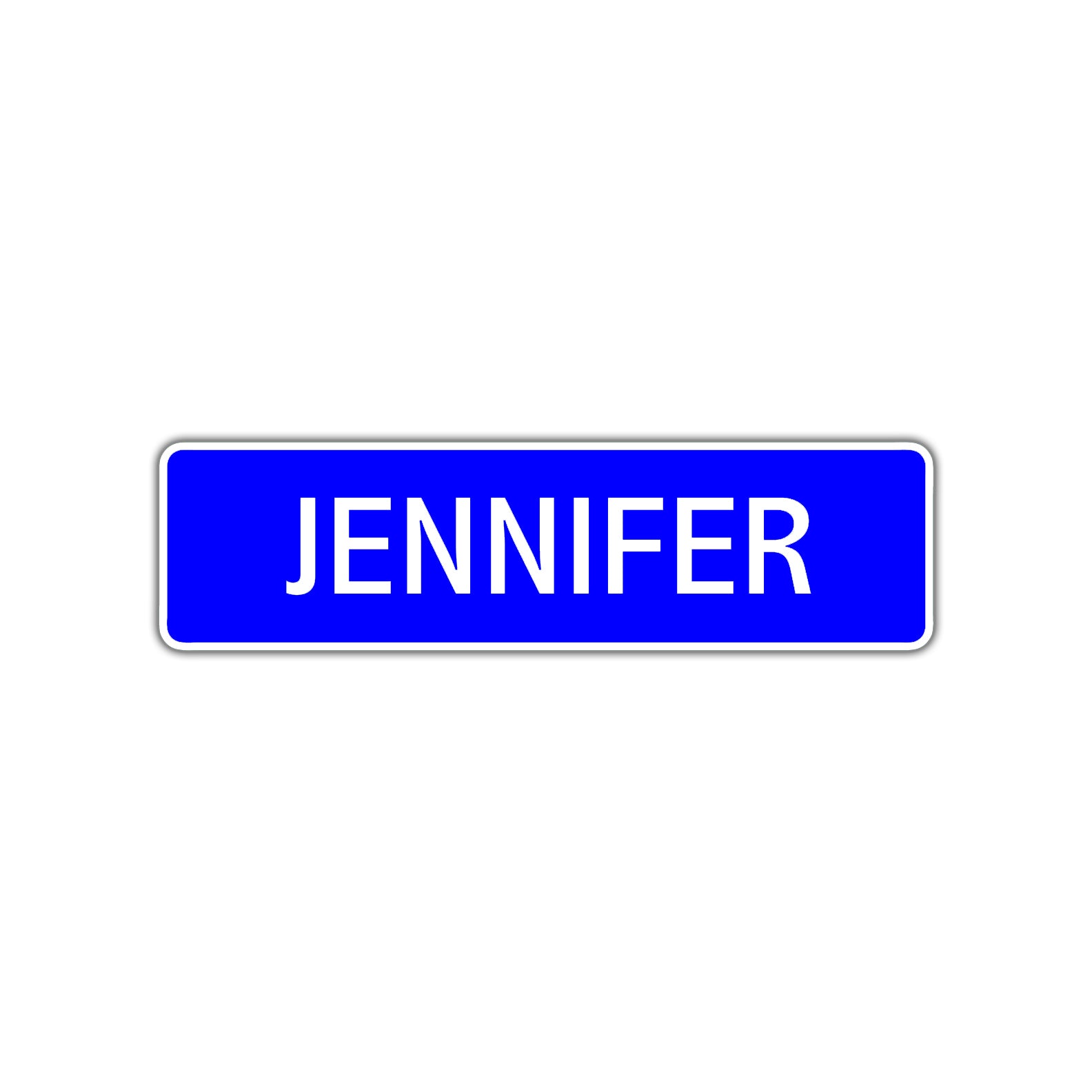 Jennifer Street Sign Children Name Room Plate
