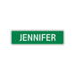 Jennifer Street Sign Children Name Room Plate