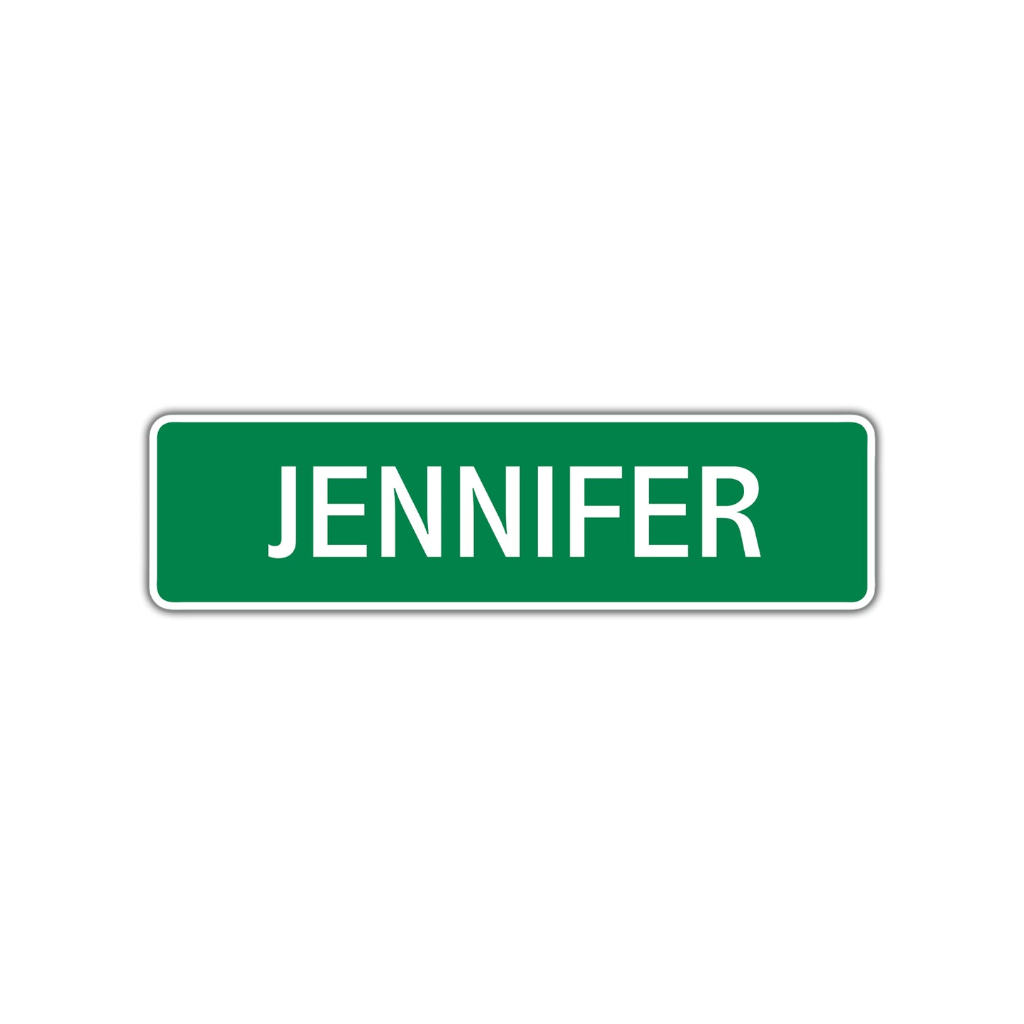 Jennifer Street Sign Children Name Room Plate