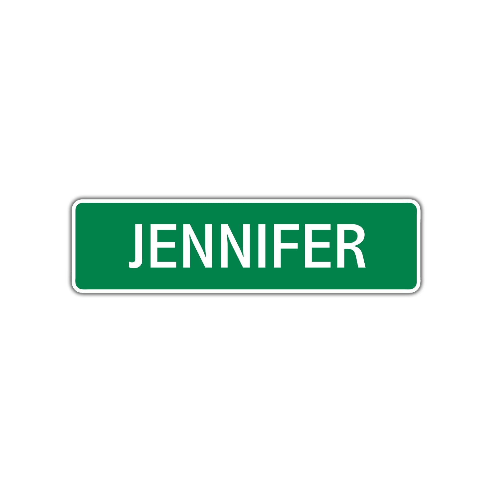 Jennifer Street Sign Children Name Room Plate