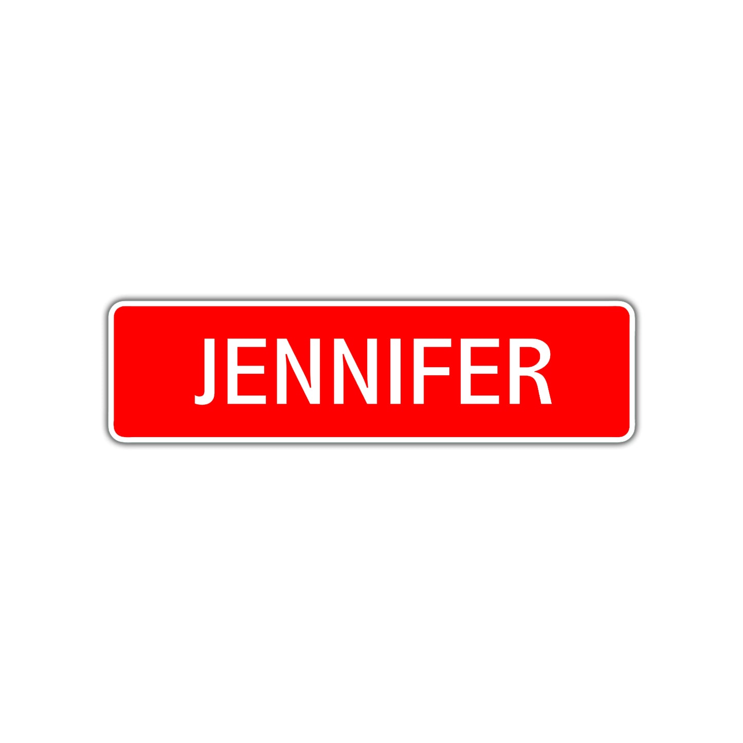 Jennifer Street Sign Children Name Room Plate