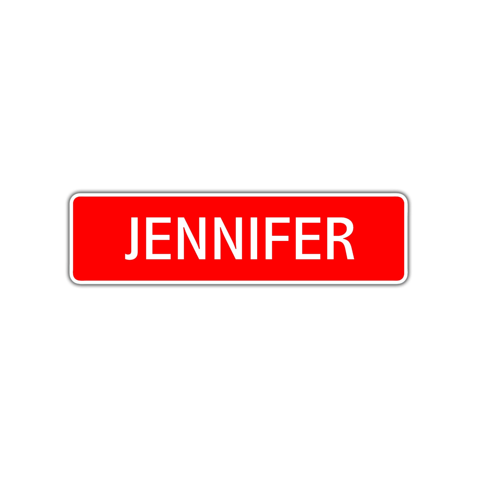 Jennifer Street Sign Children Name Room Plate