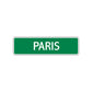 Paris Street Sign Children Name Room Plate