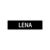 Lena Street Sign Children Name Room Plate