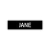Jane Street Sign Children Name Room Plate