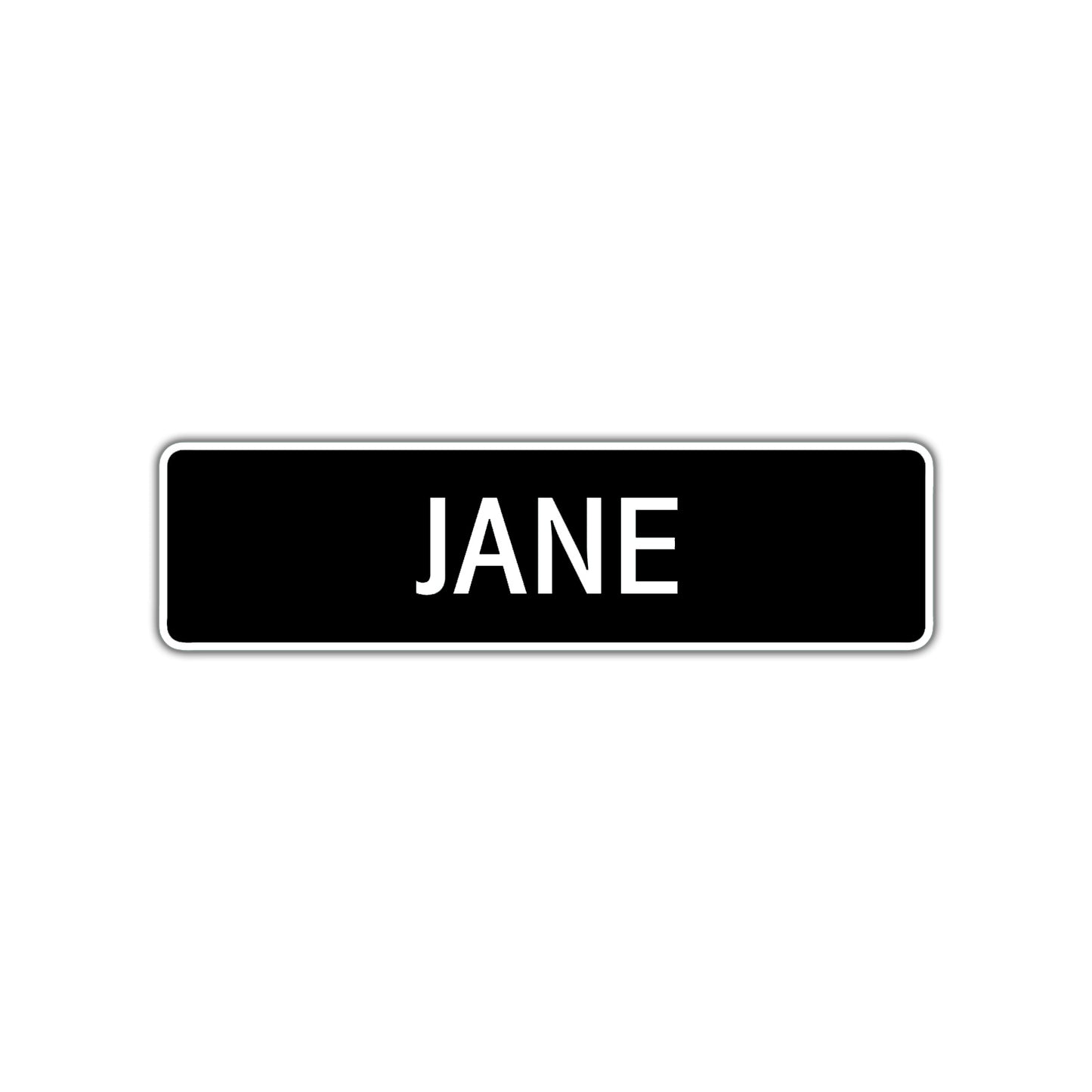 Jane Street Sign Children Name Room Plate