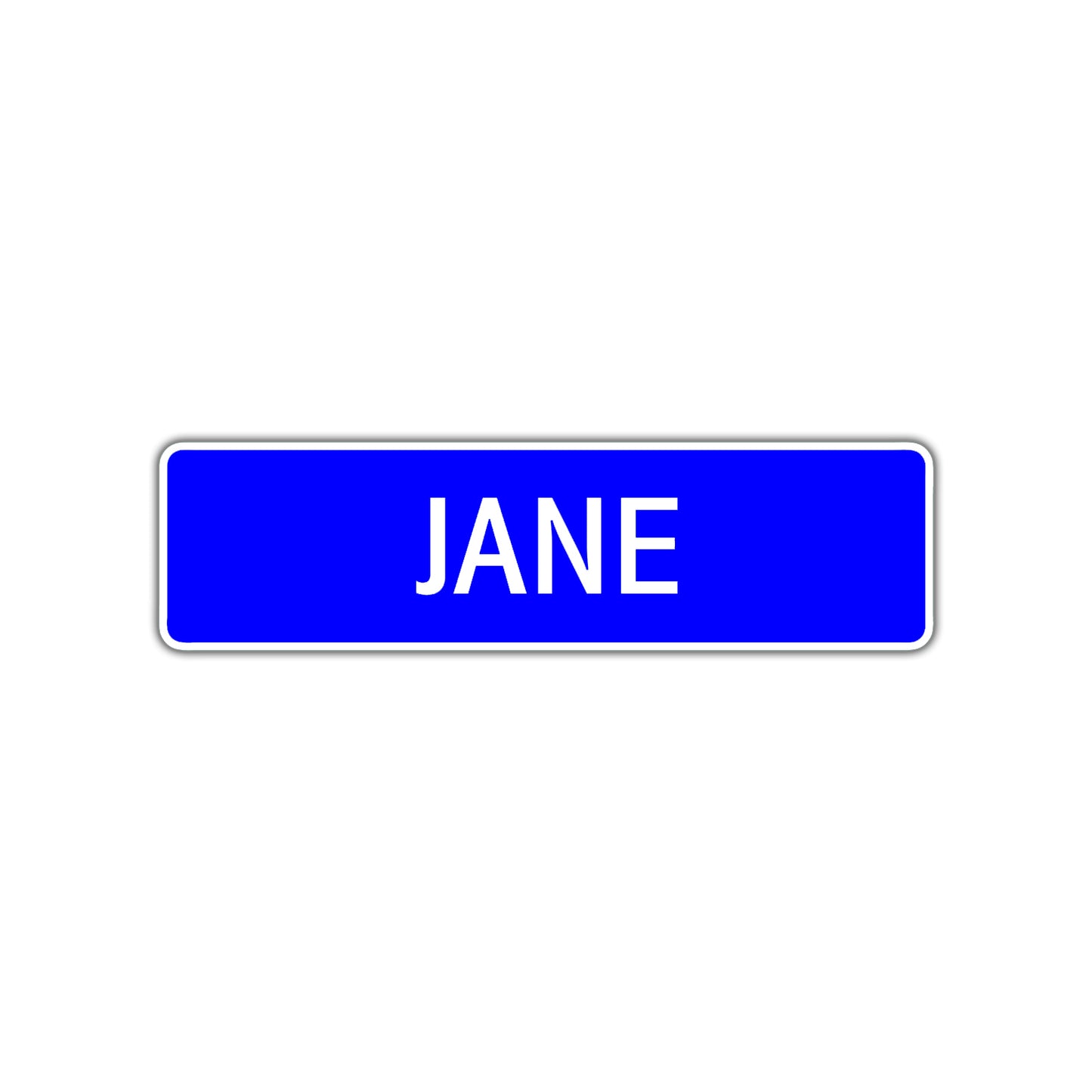 Jane Street Sign Children Name Room Plate