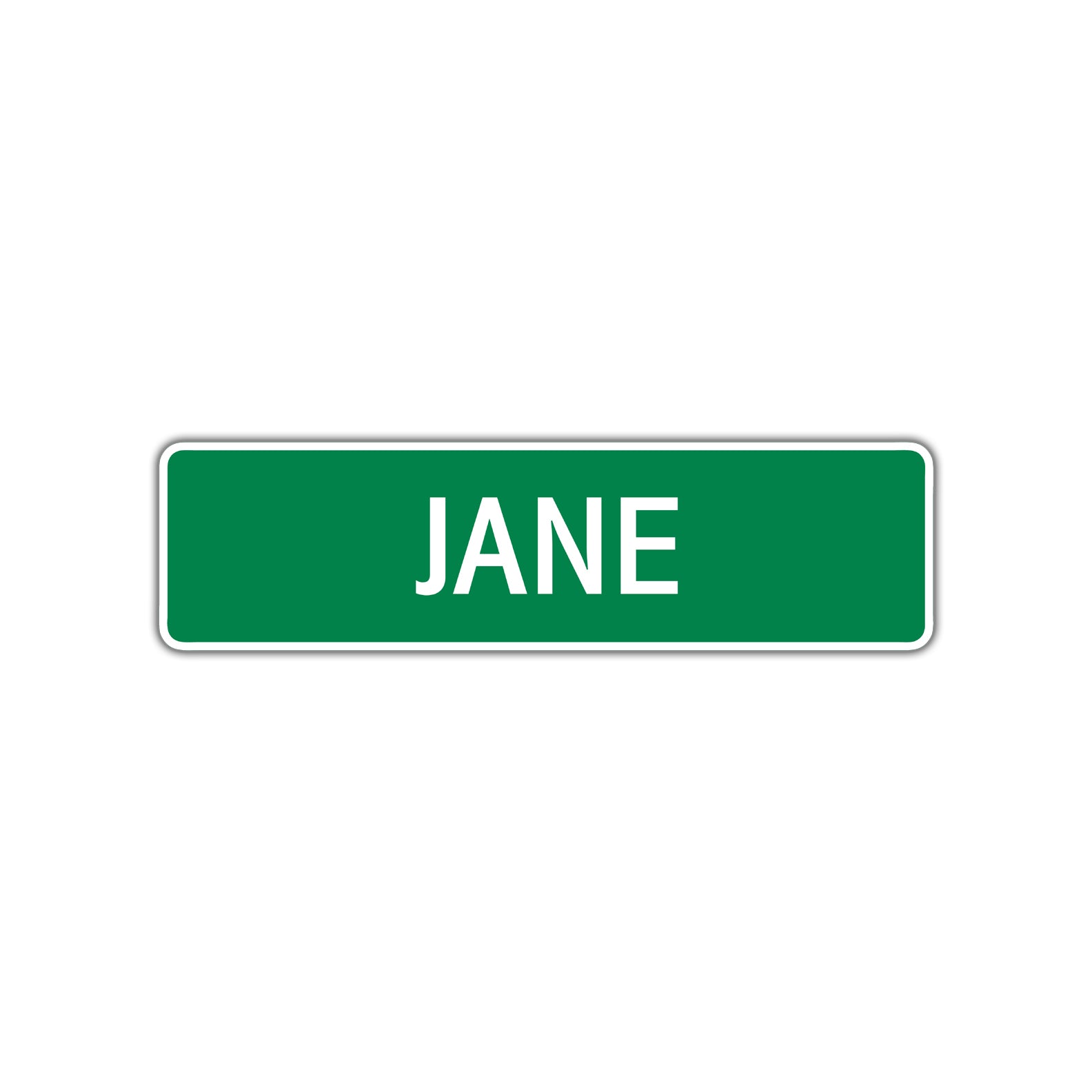 Jane Street Sign Children Name Room Plate