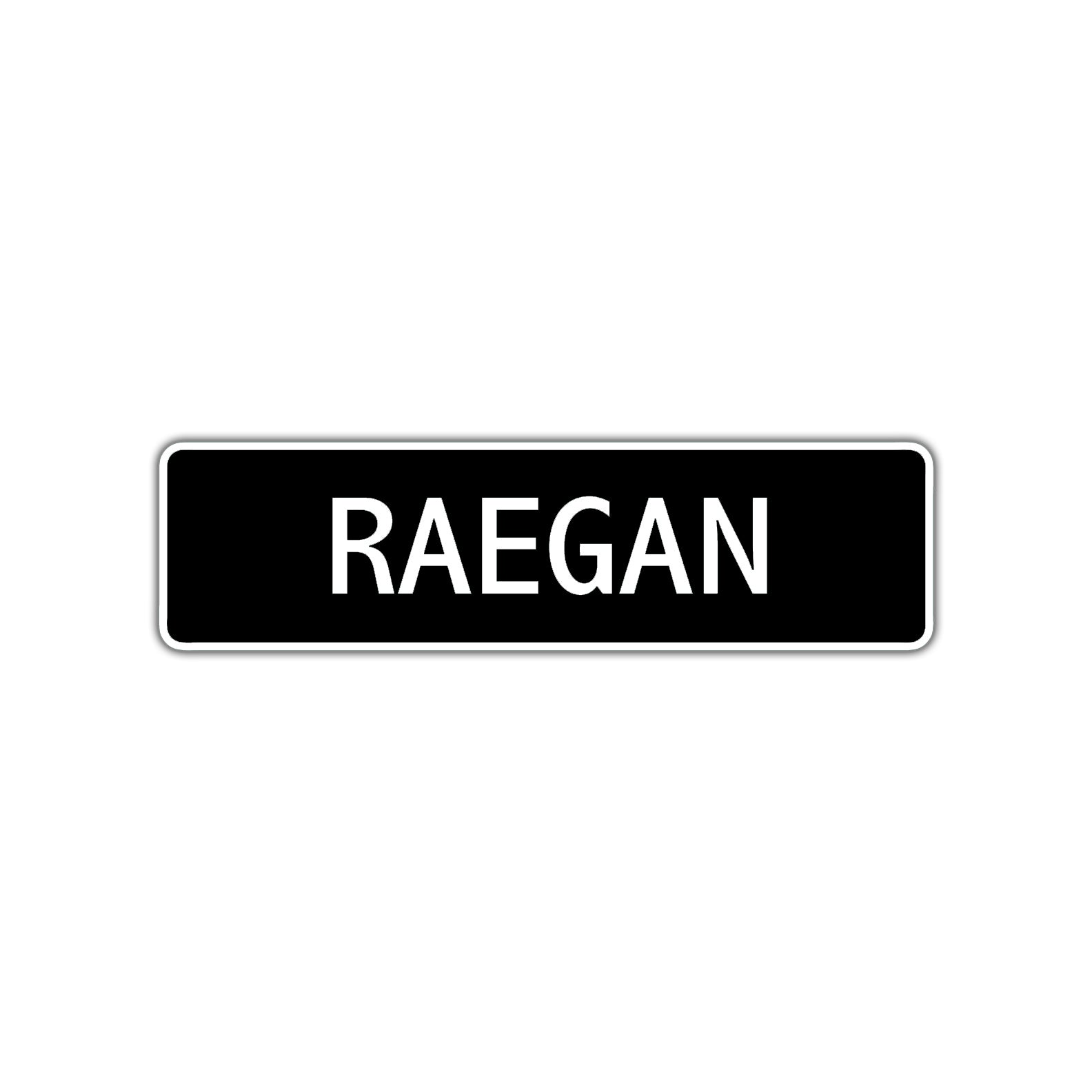 Regan Street Sign Children Name Room Plate