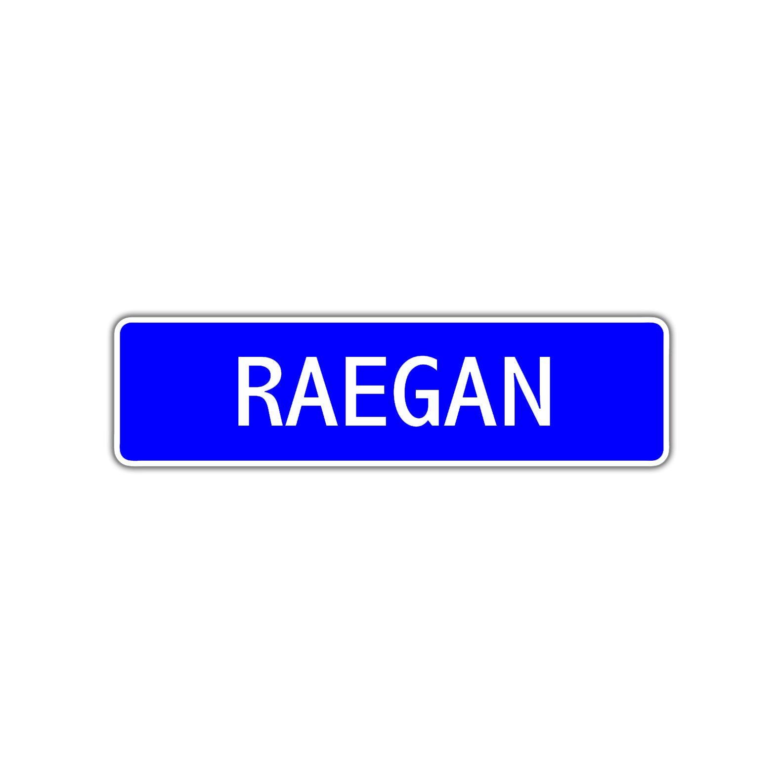 Regan Street Sign Children Name Room Plate