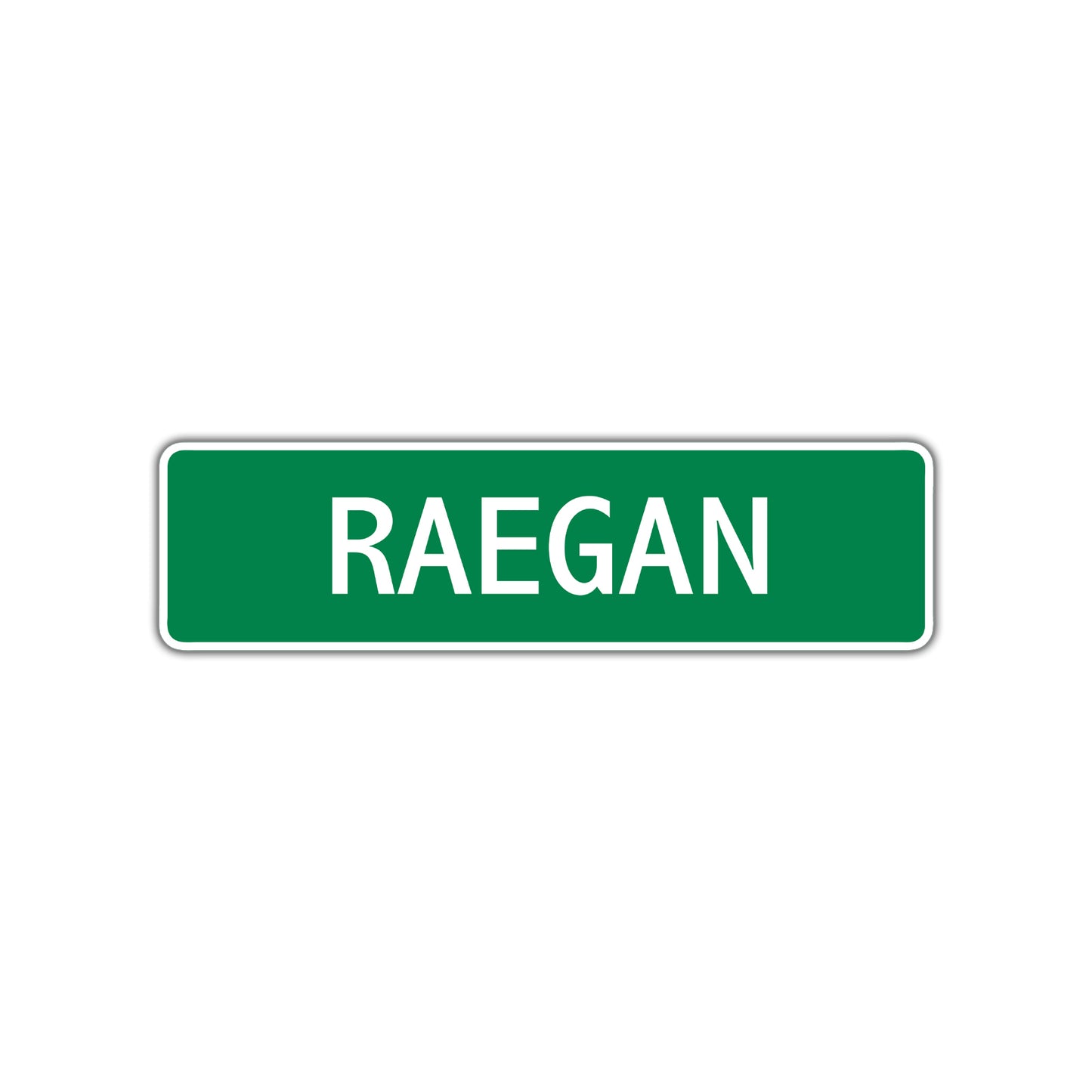 Regan Street Sign Children Name Room Plate