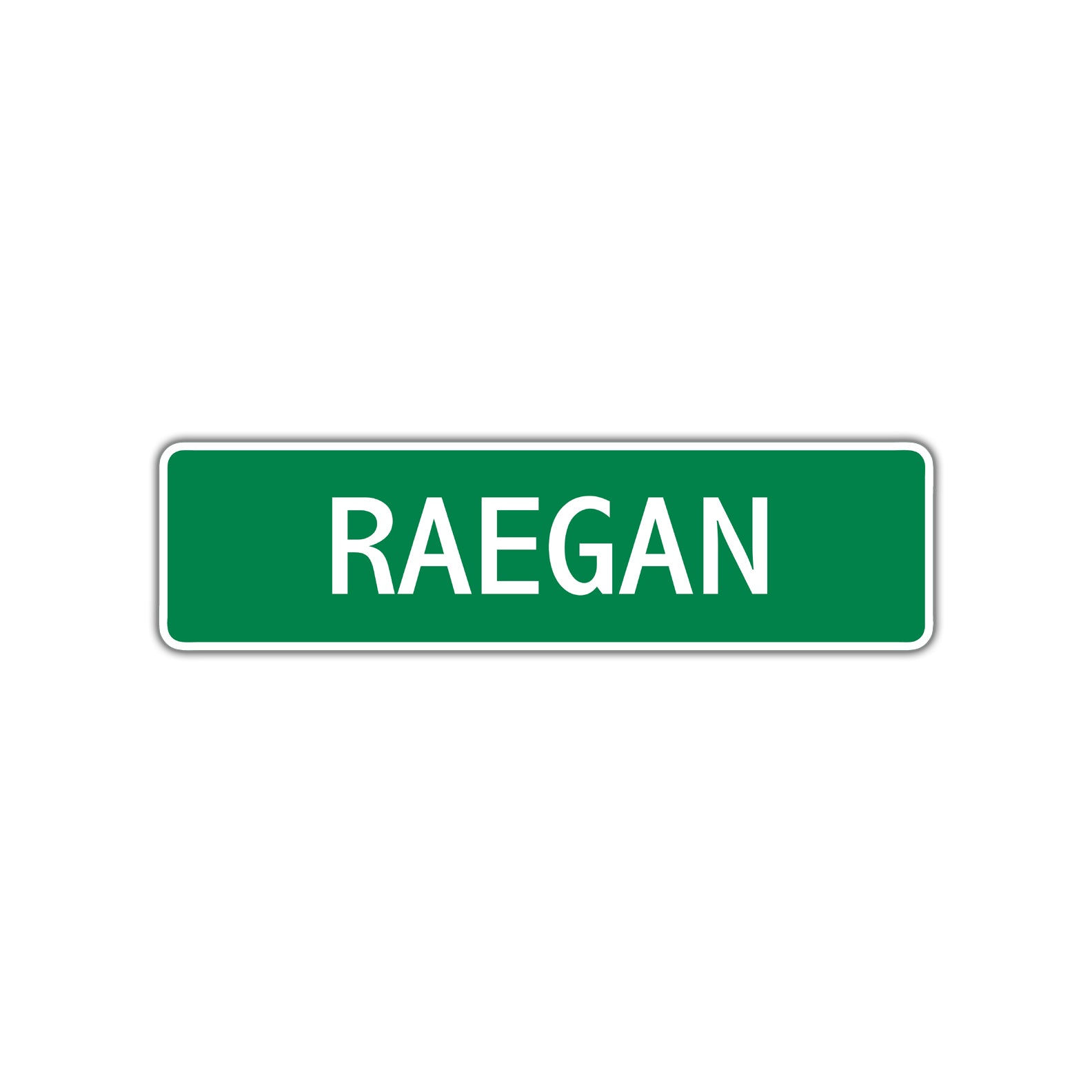 Regan Street Sign Children Name Room Plate