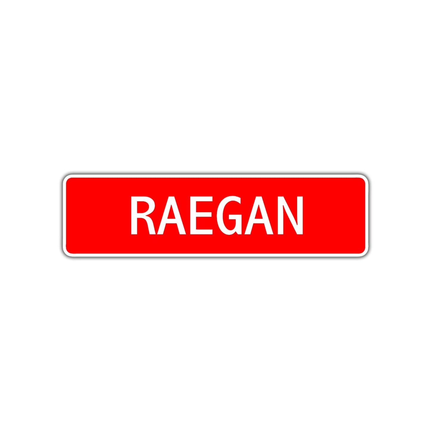 Regan Street Sign Children Name Room Plate