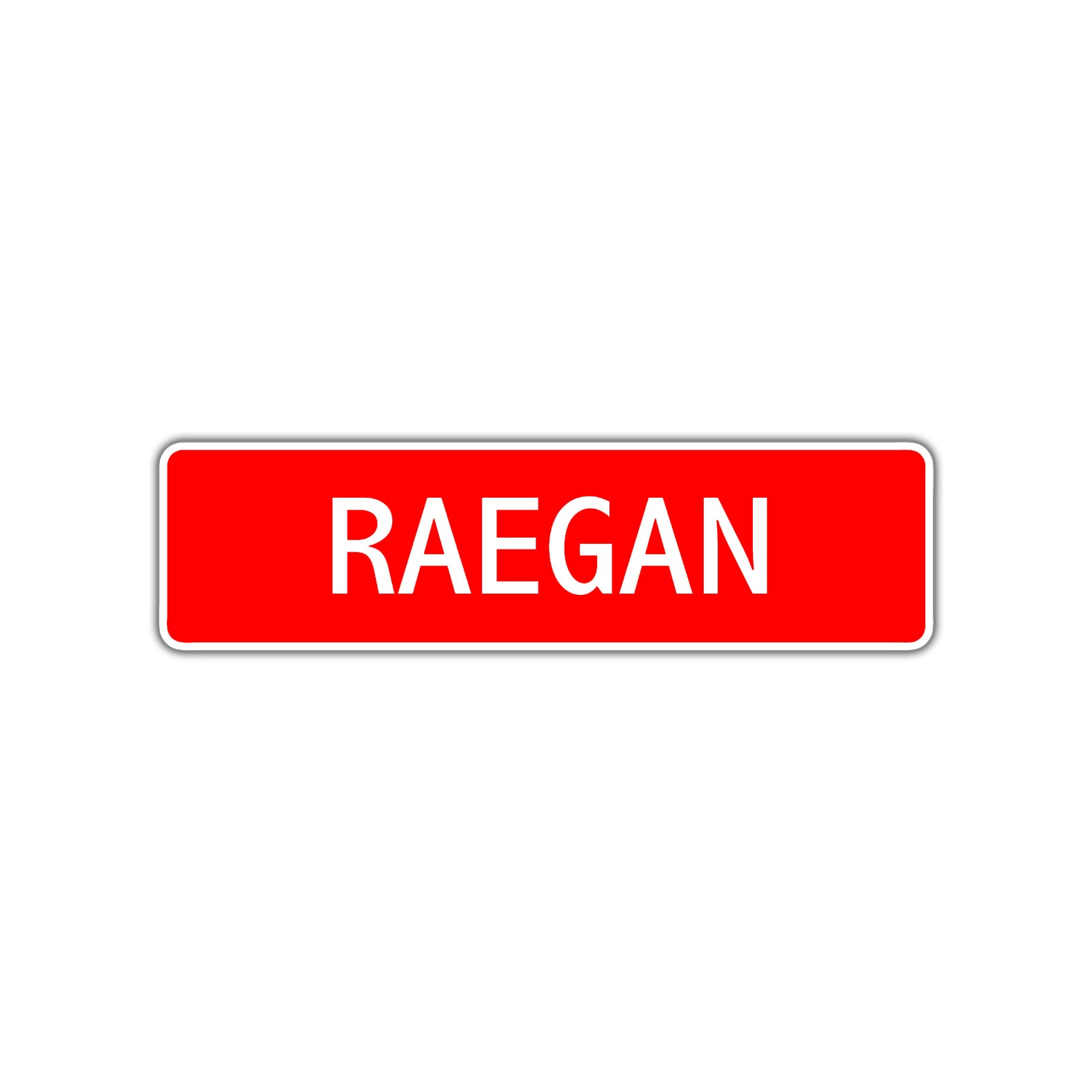Regan Street Sign Children Name Room Plate