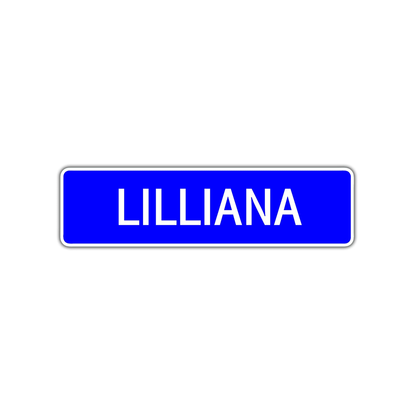 Lilliana Street Sign Children Name Room Plate