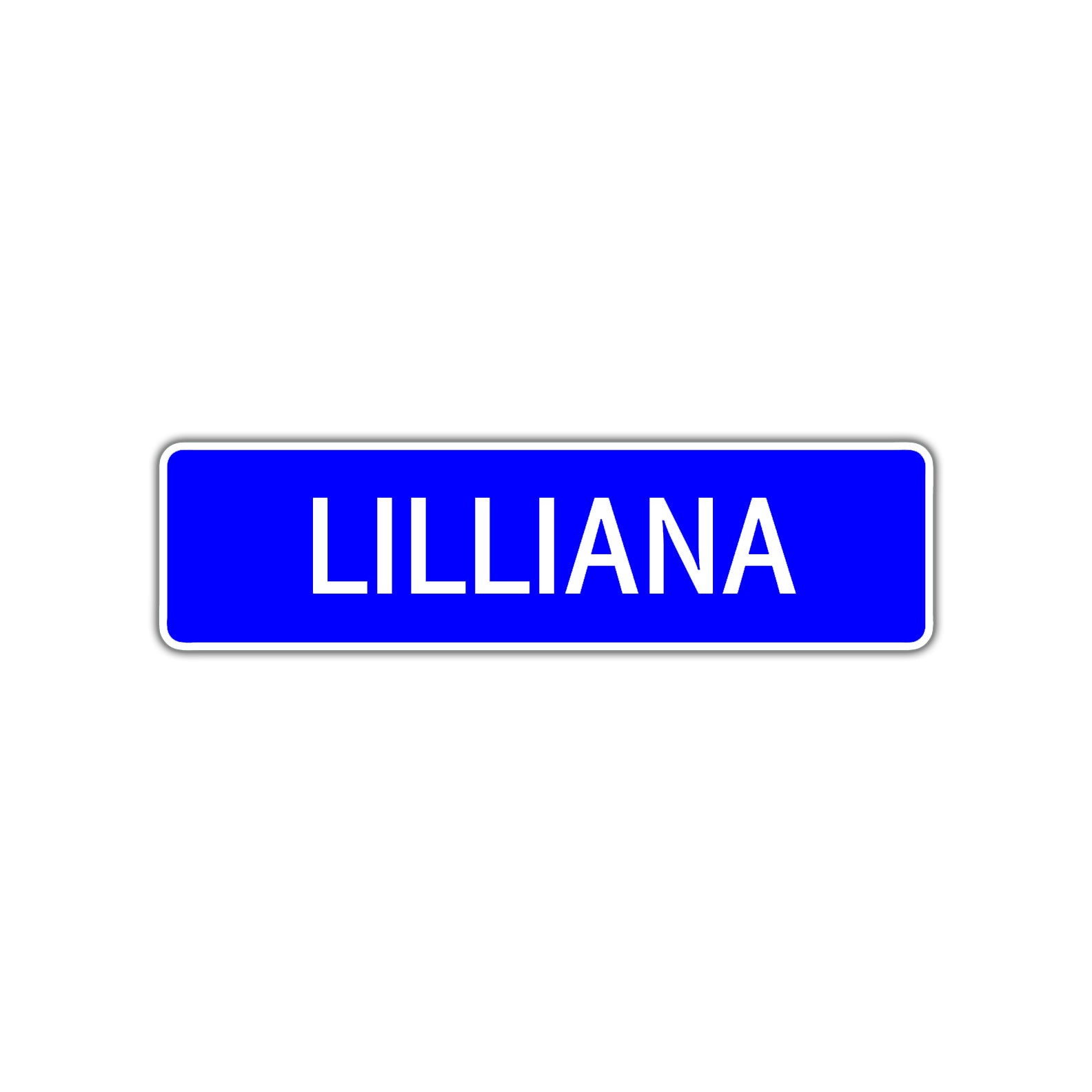 Lilliana Street Sign Children Name Room Plate