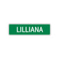 Lilliana Street Sign Children Name Room Plate