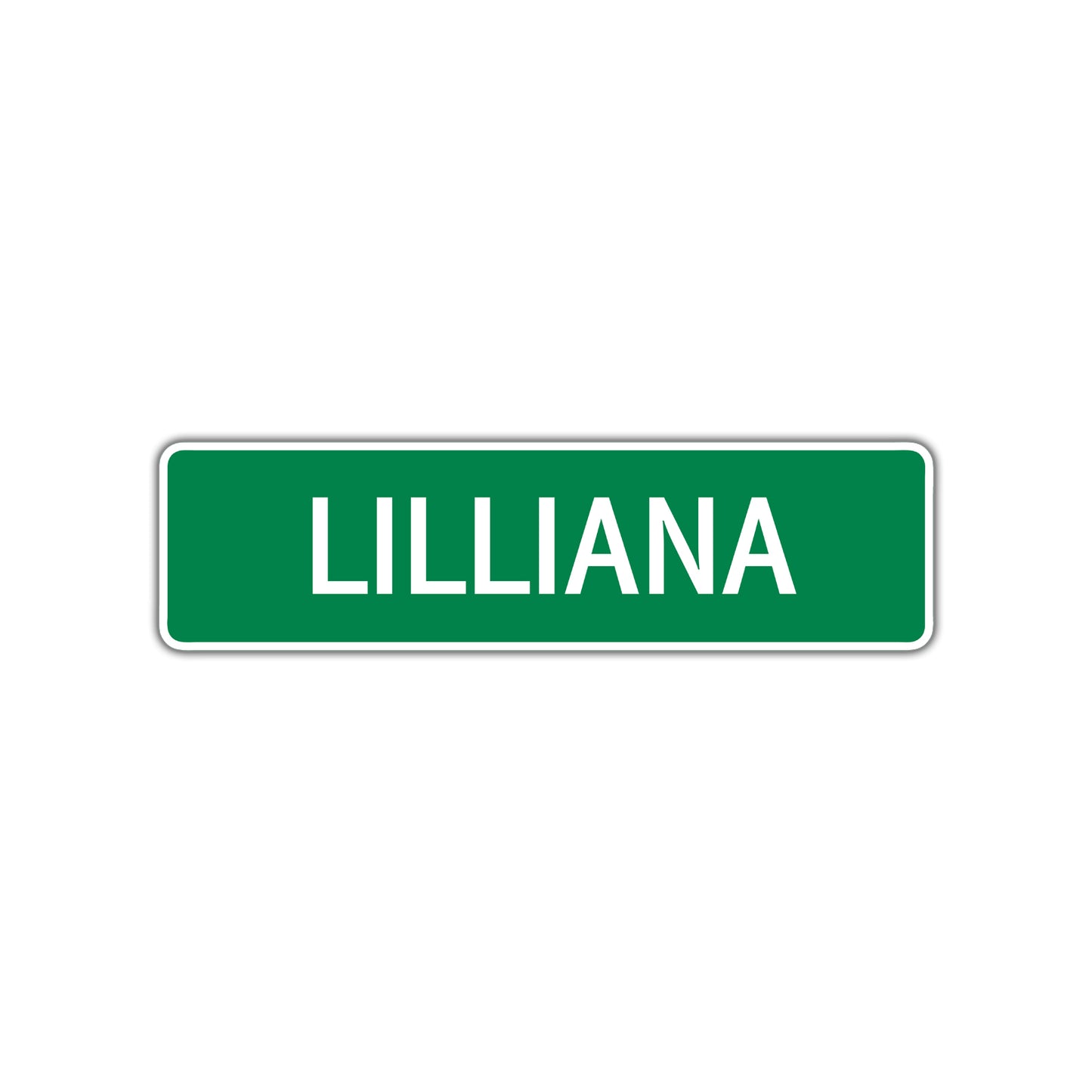 Lilliana Street Sign Children Name Room Plate