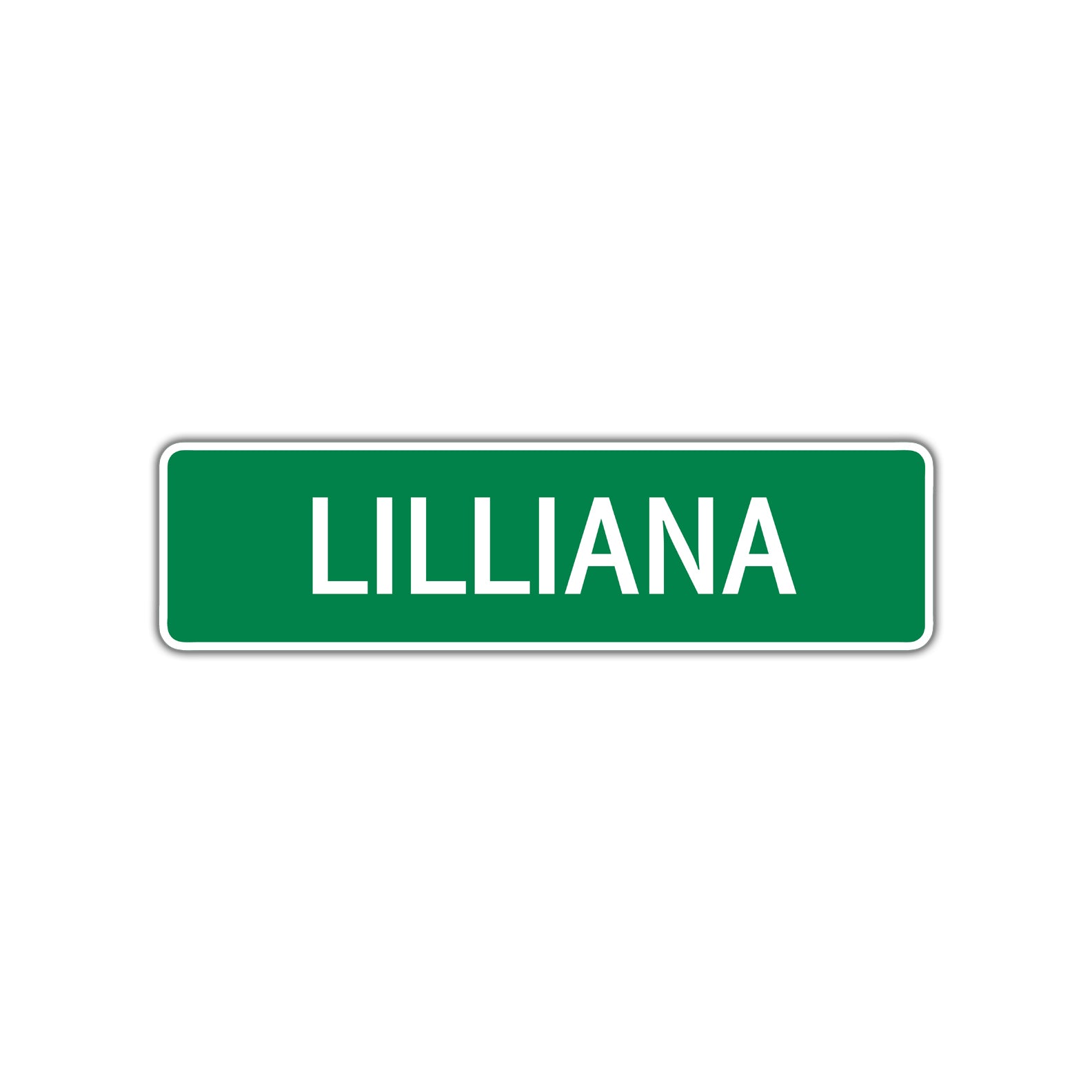 Lilliana Street Sign Children Name Room Plate