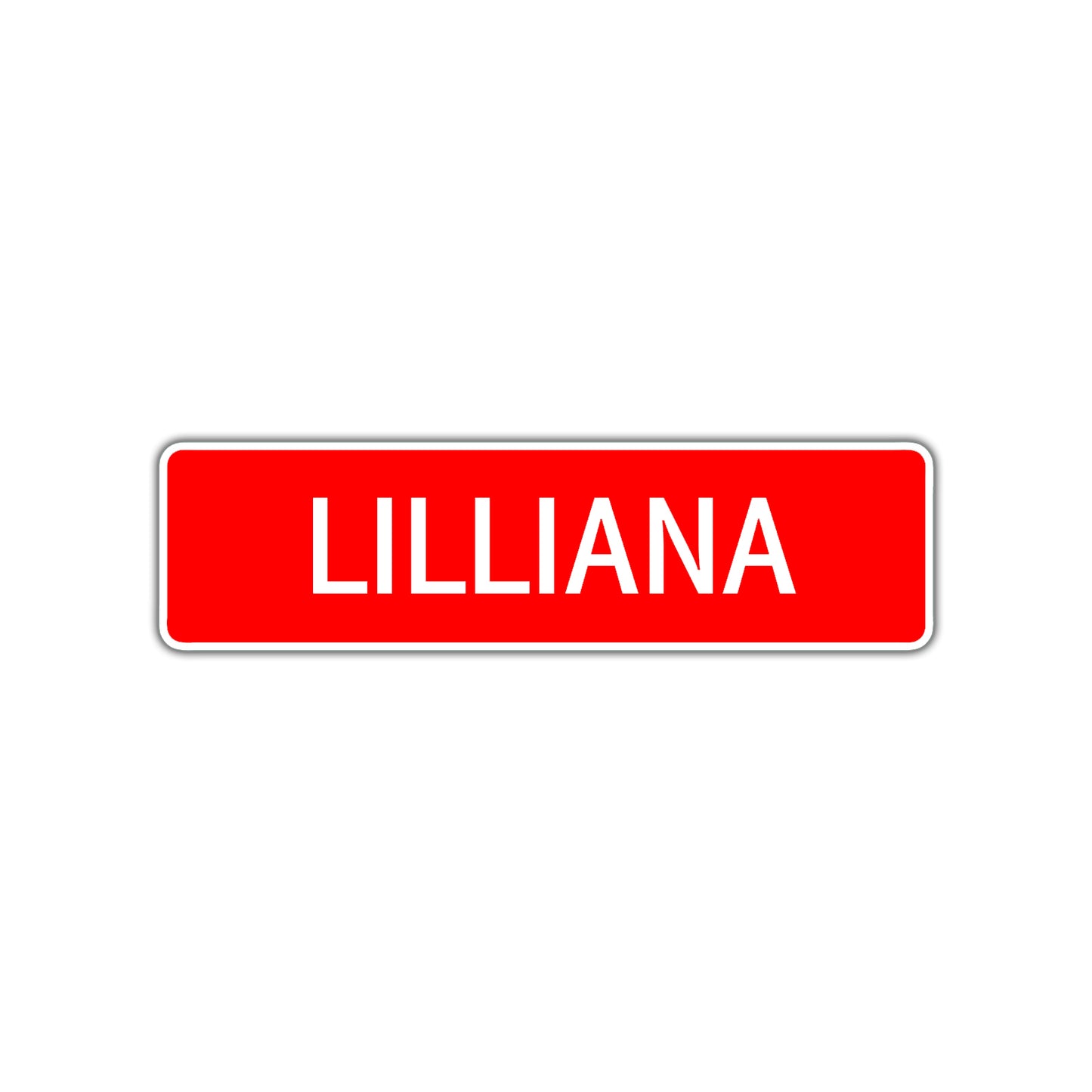 Lilliana Street Sign Children Name Room Plate
