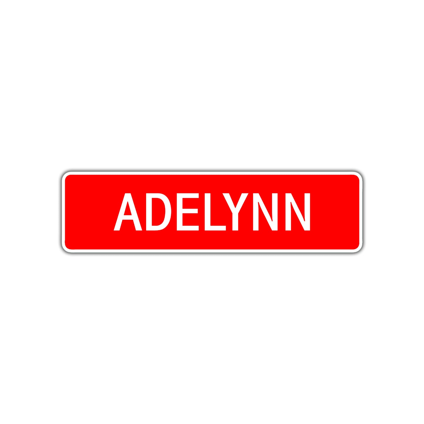 Adelynn Street Sign Children Name Room Plate