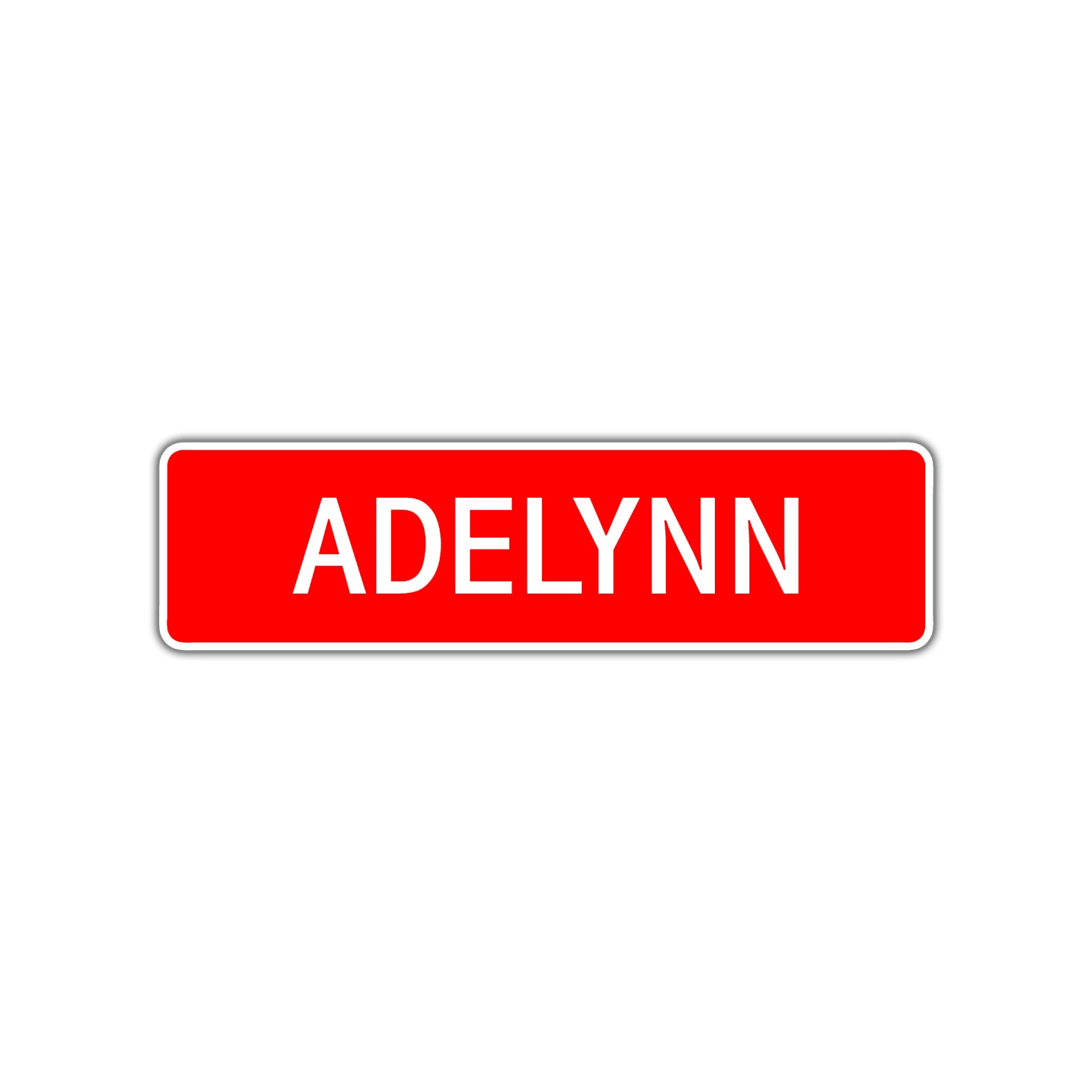Adelynn Street Sign Children Name Room Plate