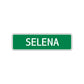 Selena Street Sign Children Name Room Plate