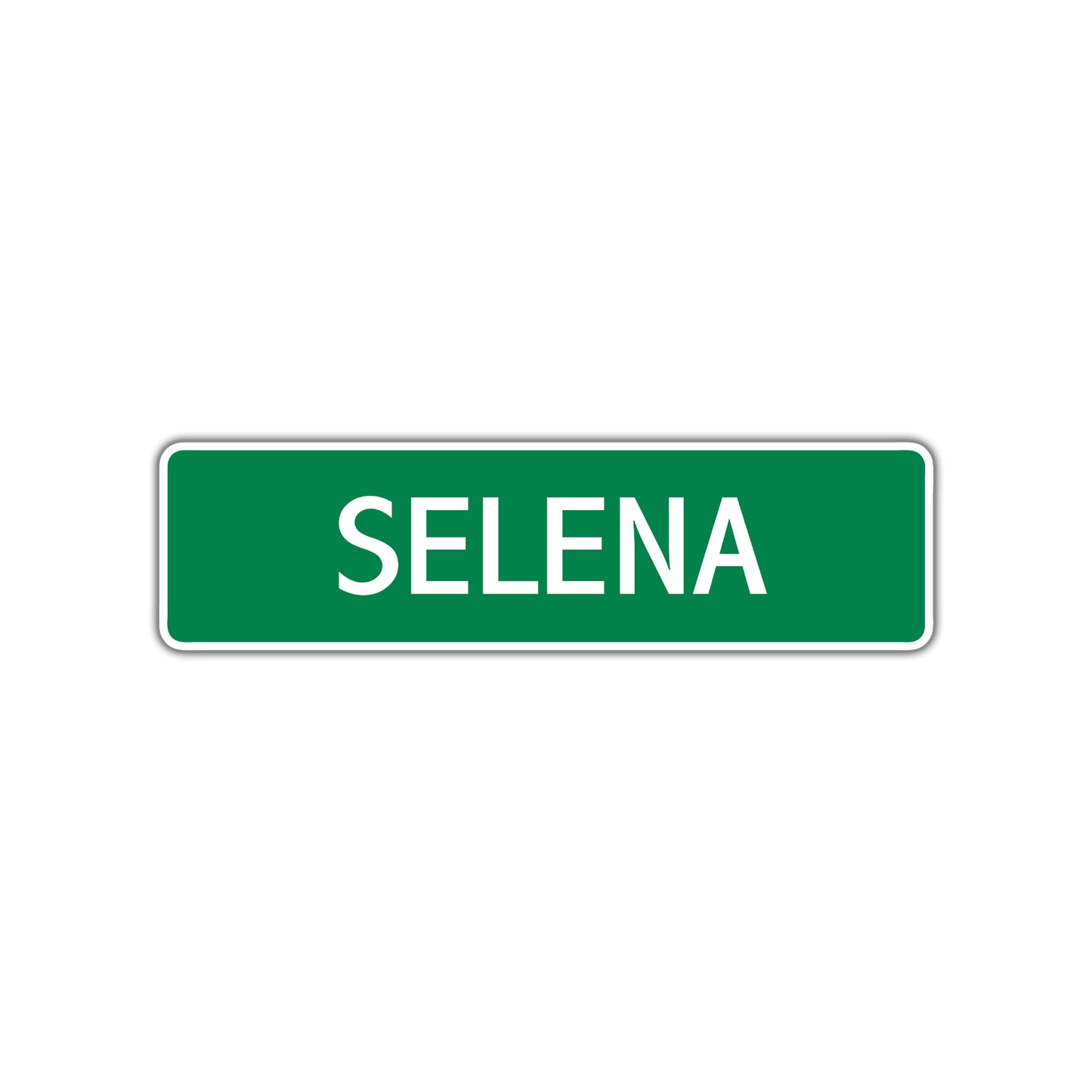 Selena Street Sign Children Name Room Plate