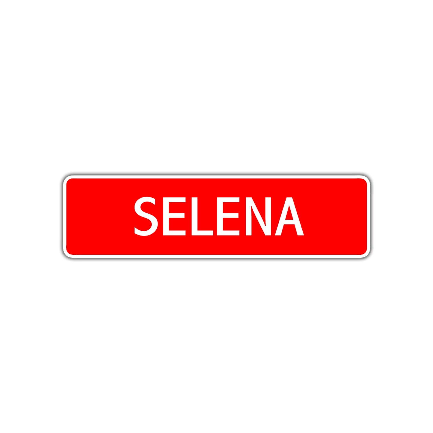 Selena Street Sign Children Name Room Plate