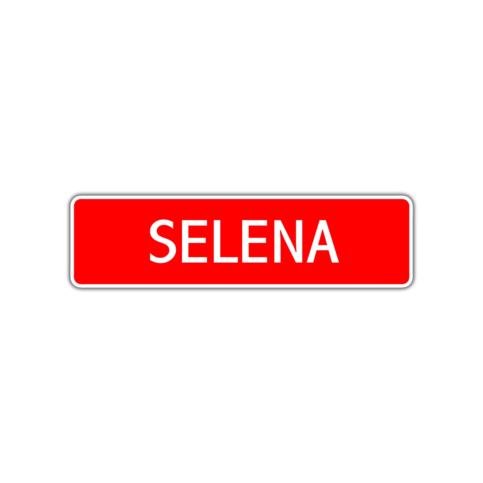 Selena Street Sign Children Name Room Plate