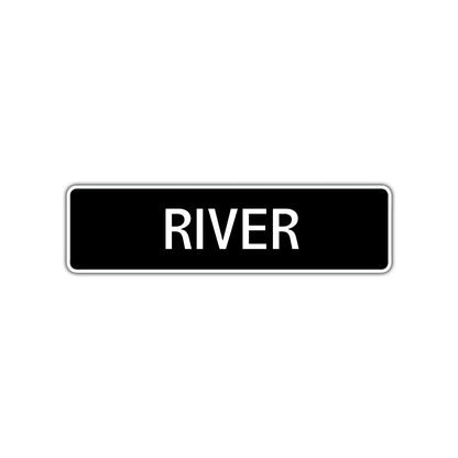 River Street Sign Children Name Room Plate