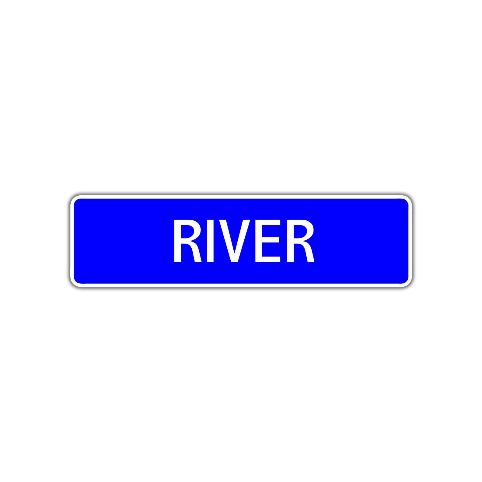 River Street Sign Children Name Room Plate