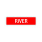 River Street Sign Children Name Room Plate