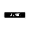 Annie Street Sign Children Name Room Plate