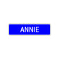 Annie Street Sign Children Name Room Plate