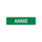 Annie Street Sign Children Name Room Plate